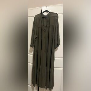 Matteau Olive Maxi Dress